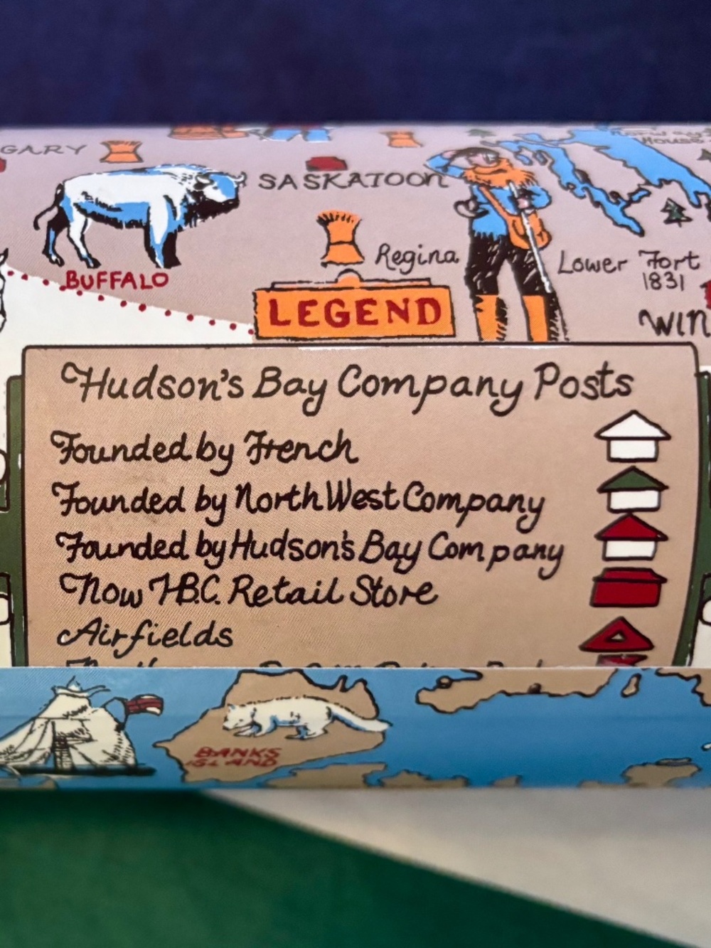 Hudson Bay Company 1000-piece puzzle "Historic Trading Posts in Canada" UNOPENED